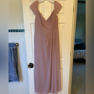 NWT DB Studios cap-sleeve, tie back dress - SZ 12, Quartz